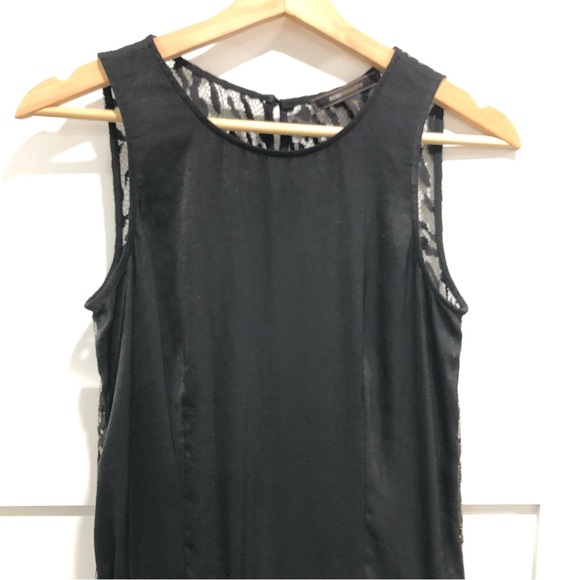 BCBG Maxazria black sleeveless with lace back jumpsuit. Size XXS. - Picture 6 of 12